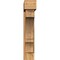 Ekena Millwork Balboa Block Rough Sawn Bracket w/ Offset Brace, Western Red Cedar, 8"W x 34"D x 42"H BKT0806X34X42BOA05RWR - alternate 2